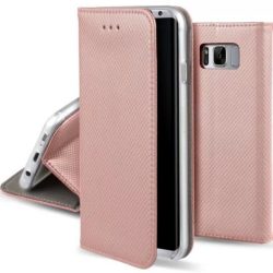   Smart Magnet iPhone 13 Mini 5,4" oldalra nyíló tok, rozé arany