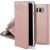 Smart Magnet iPhone 13 Mini 5,4" oldalra nyíló tok, rozé arany