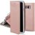 Smart Magnet iPhone 13 Pro Max oldalra nyíló tok, rozé arany