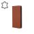 Genuine Leather Smart Pro iPhone 13 Pro eredeti bőr oldalra nyíló tok, barna