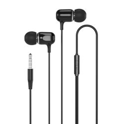 XO EP31 vezetékes headset, fülhallgató, 3.5mm, fekete