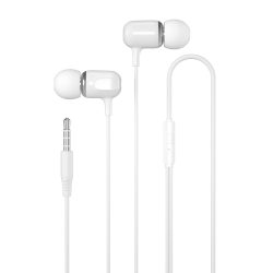XO EP31 vezetékes headset, fülhallgató, 3.5mm, fehér