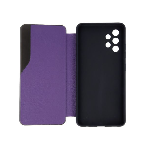 Eco Leather View Case 2 Xiaomi Redmi 9T/9 Power/Poco M3 oldalra nyíló tok, lila