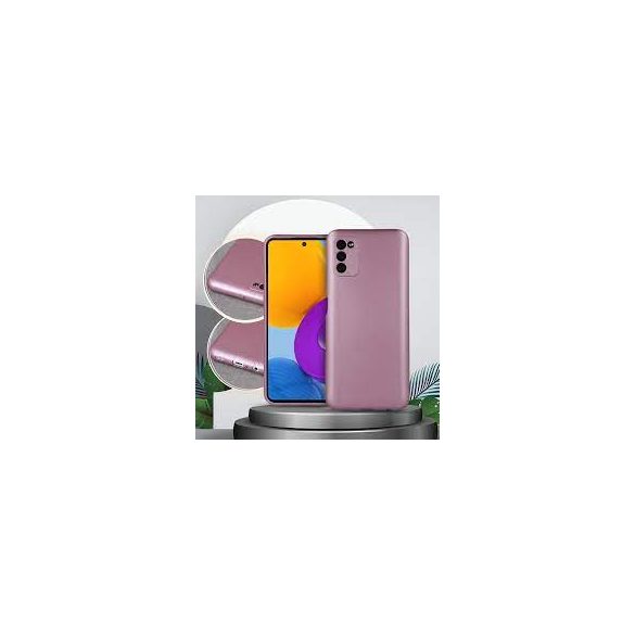 Metallic Case Samsung Galaxy S21 FE hátlap, tok, rózsaszín