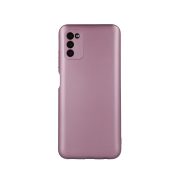   Metallic Case Samsung Galaxy A13 5G/A04s hátlap, tok, rózsaszín