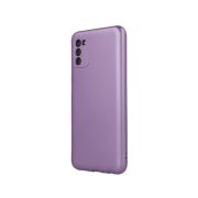 Metallic Case Samsung Galaxy S22 Ultra hátlap, tok, lila