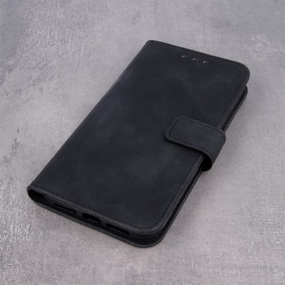 Smart Velvet Xiaomi 12 5G/12X 5G/12S 5G 5G oldalra nyíló tok, fekete