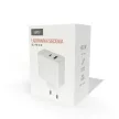 Setty hálózati töltő PD+QC USB + USB-C 45W LSI-01white JO
