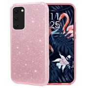   Glitter 3in1 Case Samsung Galaxy A13 4G hátlap, tok, rózsaszín
