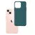 iPhone 14 Plus Matt TPU szilikon tok, sötétzöld
