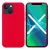 Silicone case iPhone 14 Pro Max hátlap, tok, piros