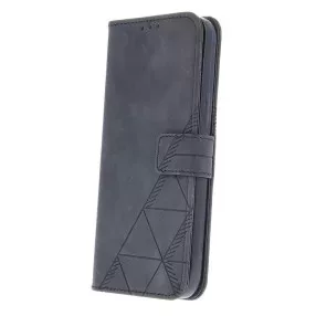 Smart Trendy iPhone 14 oldalra nyíló tok, fekete