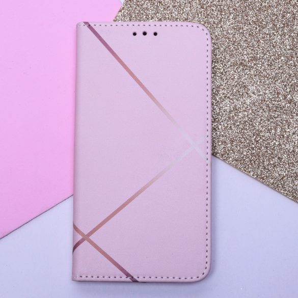 Smart Trendy Samsung Galaxy A53 5G oldalra nyíló tok, rózsaszín