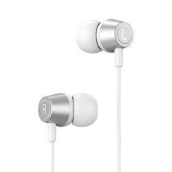 XO EP59 vezetékes headset, fülhallgató, 3.5mm, fehér