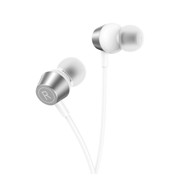 XO EP59 vezetékes headset, fülhallgató, 3.5mm, fehér