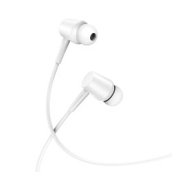 XO EP57 vezetékes headset, fülhallgató, 3.5mm, fehér