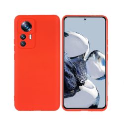 Silicone Case Xiaomi 12T/12T Pro hátlap, tok piros