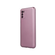   Metallic case Samsung Galaxy A34 5G szilikon hátlap, tok, rózsaszín