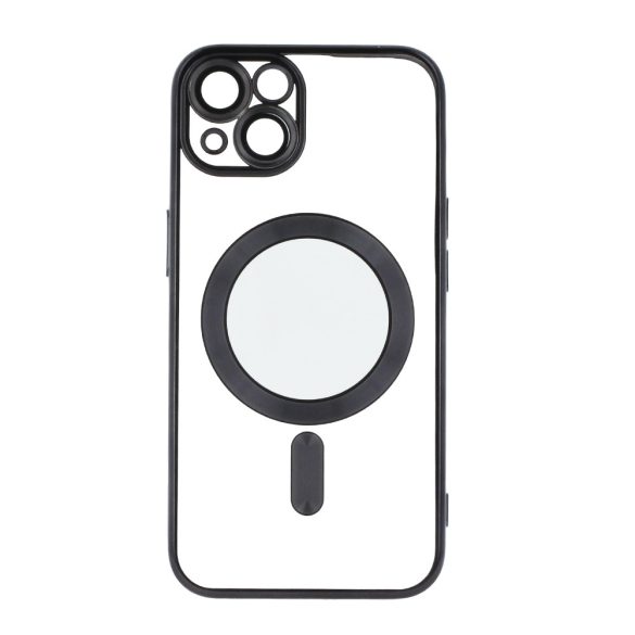 Color Chrome Mag case iPhone 13 magsafe kompatibilis kameravédős hátlap, tok, fekete