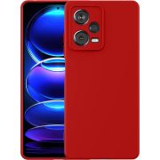 Silicone Case Xiaomi Redmi Note 12 5G hátlap, tok piros
