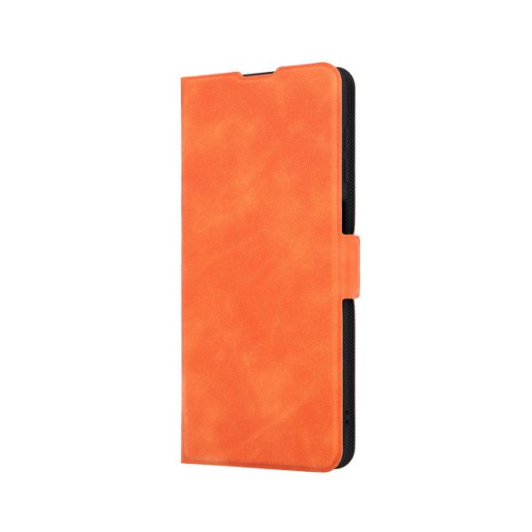 Smart Mono Xiaomi Redmi Note 12 Pro 4G/Note 11 Pro 4G/5G oldalra nyíló tok, narancssárga