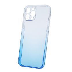   Gradient Case iPhone 15 Pro szilikon hátlap, tok, kék-átlátszó