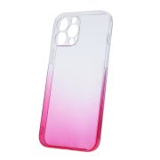   Gradient Case iPhone 15 szilikon hátlap, tok, rózsaszín-átlátszó