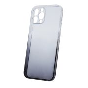   Gradient Case iPhone 15 Pro szilikon hátlap, tok, szürke-átlátszó
