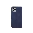 Smart Mono iPhone 15 oldalra nyíló tok, sötétkék