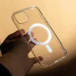 Anti-Shock iPhone 15 1.5mm MagSafe ütésálló, szilikon hátlap, tok, átlátszó