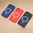 Silicon Mag case iPhone 15 Plus 6,7" tok, piros