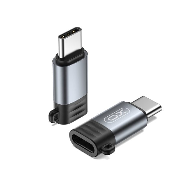 XO NB263B Lightning/USB-C adapter 2A, szürke