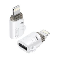 XO NB256E USB-C/Lightning adapter, fehér