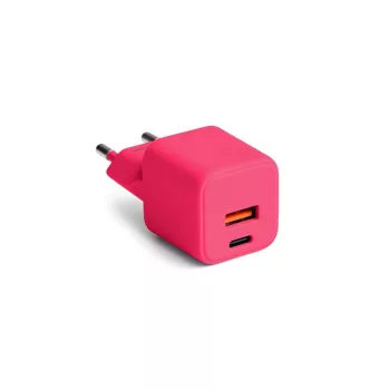   COLORUM hálózati töltő USB-A + USB-C PD 30W CLS30-AC-02, rózsaszín