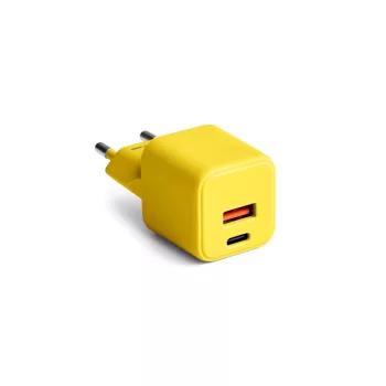   COLORUM hálózati töltő USB-A + USB-C PD 30W CLS30-AC-05, sárga