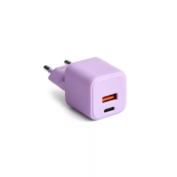   COLORUM hálózati töltő USB-A + USB-C PD 30W CLS30-AC-09, lila