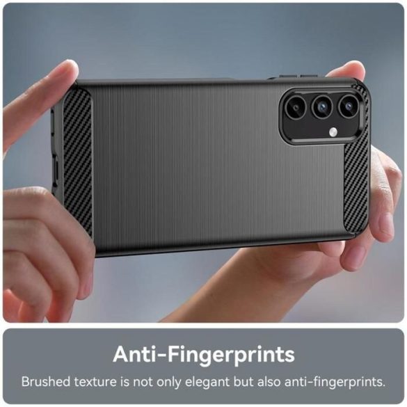 Simple Black Case Samsung Galaxy A55 5G hátlap, tok, fekete