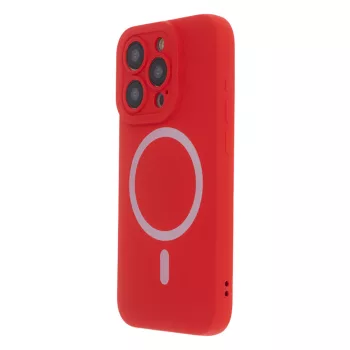 Silicon Soft Mag Case iPhone 14 6,1" tok, piros