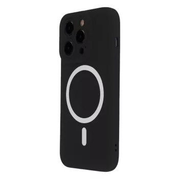 Silicon Soft Mag Case iPhone 14 Pro 6,1" tok, fekete