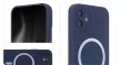 Silicon Soft Mag Case iPhone 15 6,1" tok, sötétkék