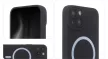 Silicon Soft Mag Case iPhone 15 Plus 6,7" tok, fekete