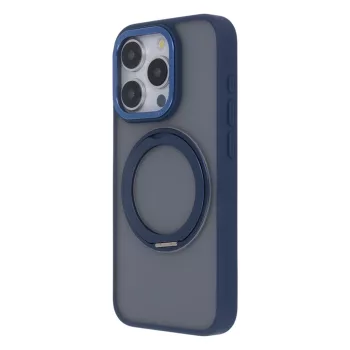   Secure Spinning Mag Case iPhone 15 6,1" tok, sötétkék