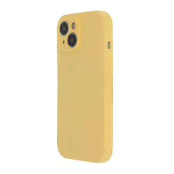 Soft Touch Mag Case iPhone 15 6,1" tok, sárga