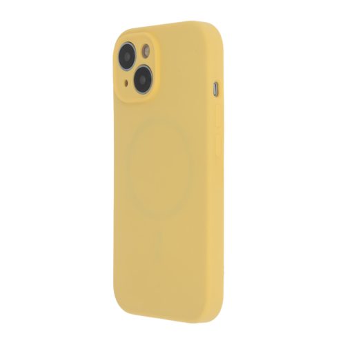 Soft Touch Mag Case iPhone 15 Pro Max 6,7" tok, sárga