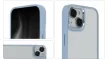 Satin Elegant Matt Case iPhone 13 6,1" tok, kék