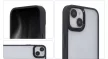 Satin Elegant Matt Case iPhone 15 Plus 6,7" tok, fekete