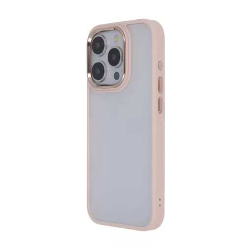 Satin Elegant Matt Case iPhone 15 Plus 6,7" tok, rózsaszín