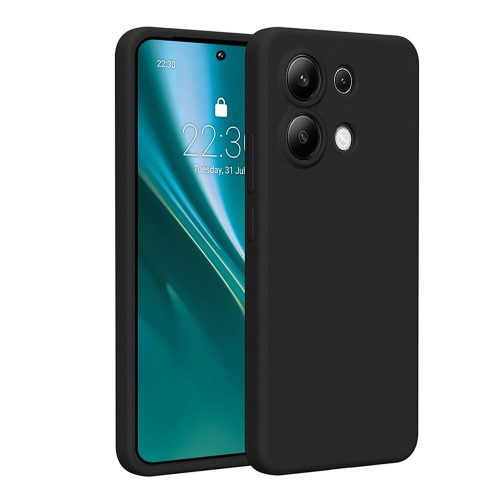 Etteri Silicone case for Xiaomi Redmi Note 13 4G tok, fekete