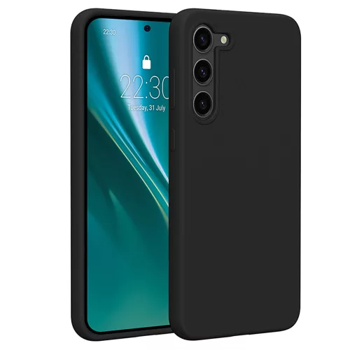 Etteri Silicone case Samsung Galaxy S23 Plus tok, fekete