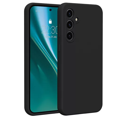 Etteri Silicone case Samsung Galaxy S23 FE tok, fekete